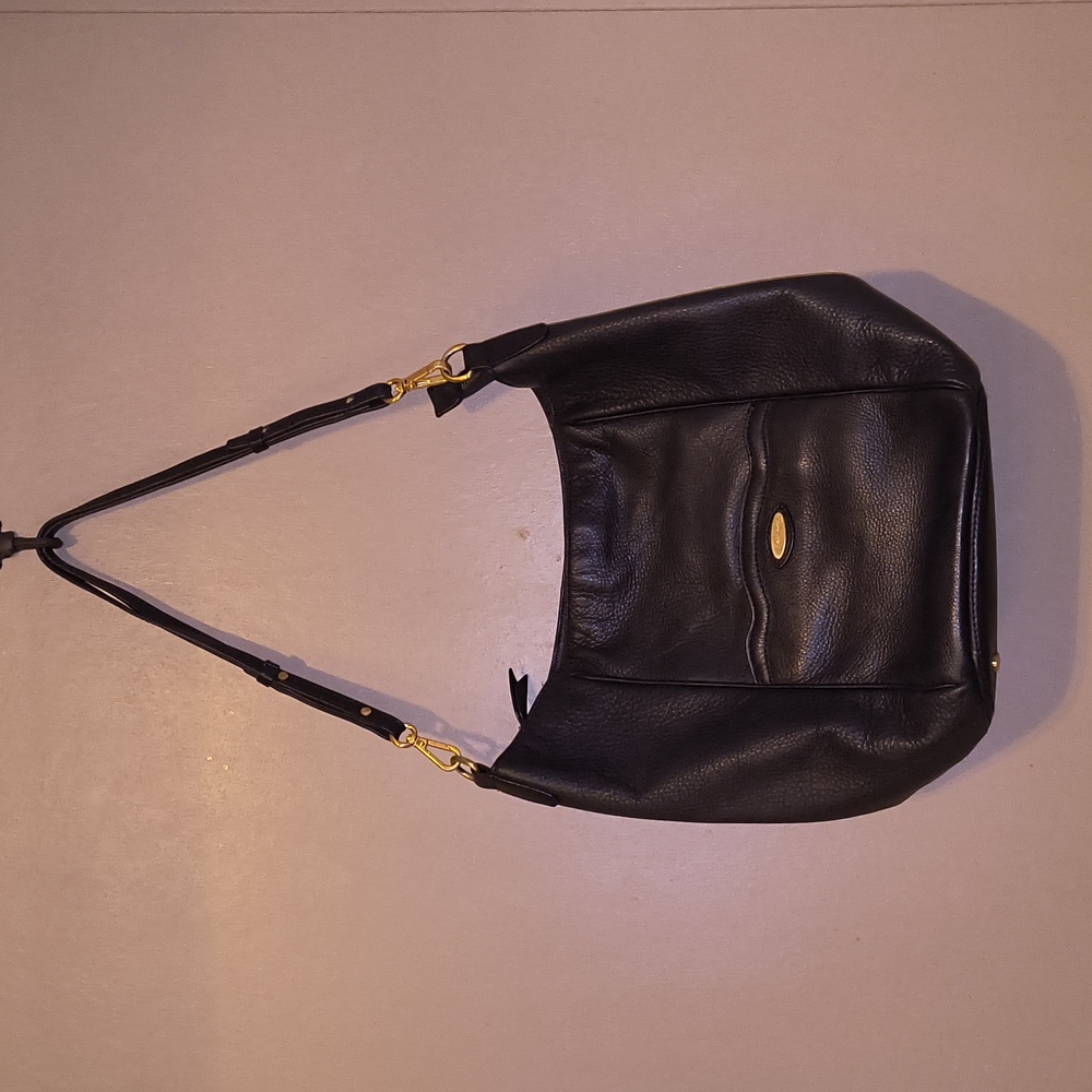 Black Leather Purse